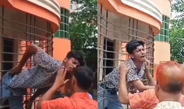 কুমিল্লায় চুরি করতে গিয়ে গ্রিলে আটকা চোর